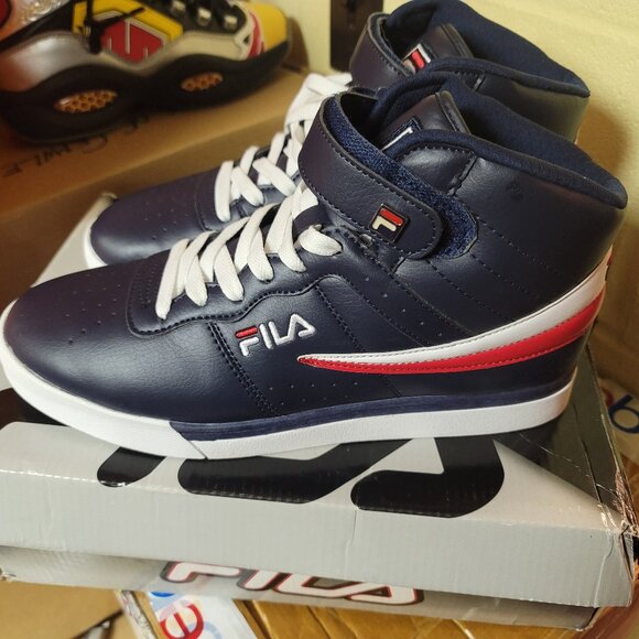 Fila Sneakers Fila Lifestyle Fila Mens Blue Lifestyle Sneakers Shoes
